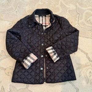 Burberry Brit Kencott Quilted black jacket size S like new.